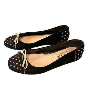 Tod's - Authenticated Ballet Flats - Suede Black Polkadot for Women